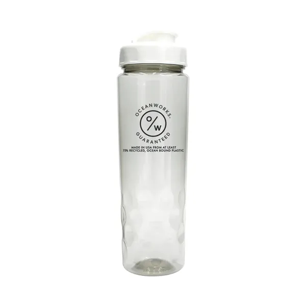 RECYCLED PET - 24 oz. Bottle with Flip Top Cap... from ASI 30270 Aakron Line