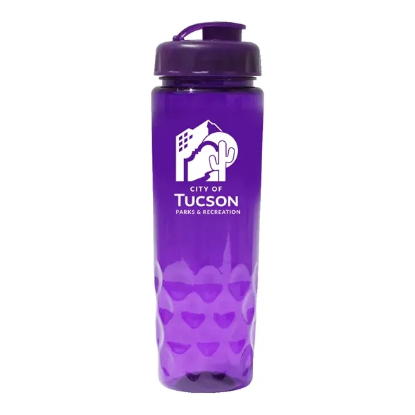 RECYCLED PET - 24 oz. Bottle with Flip Top Cap... from ASI 30270 Aakron Line