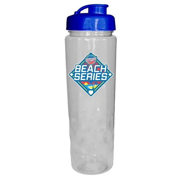 RECYCLED PET - 24 oz. Bottle with Flip Top Cap, Full... from ASI 30270 Aakron Line