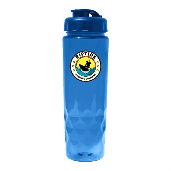 RECYCLED PET - 24 oz. Bottle with Flip Top Cap, Full... from ASI 30270 Aakron Line