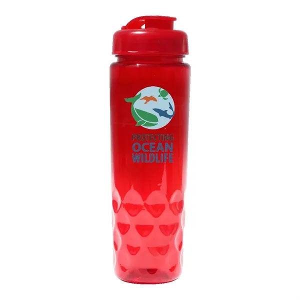 RECYCLED PET - 24 oz. Bottle with Flip Top Cap, Full... from ASI 30270 Aakron Line