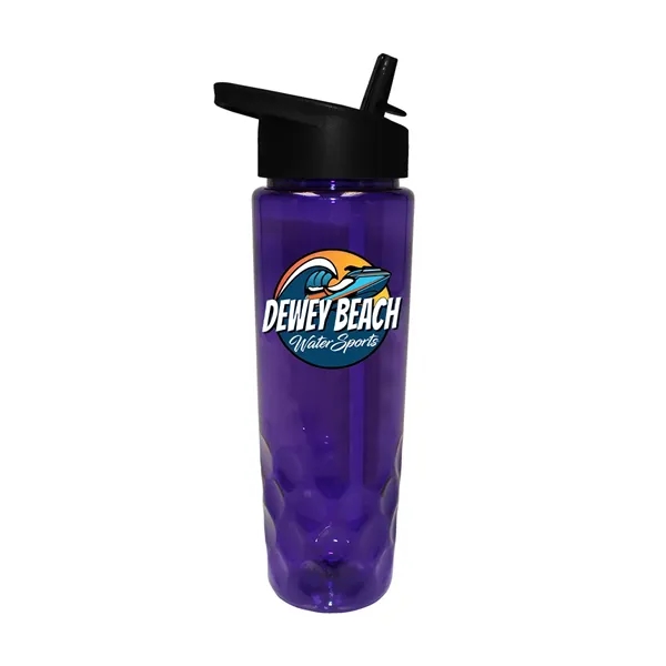 RECYCLED PET - 24 oz. Bottle with Straw Cap, Full Color... from ASI 30270 Aakron Line