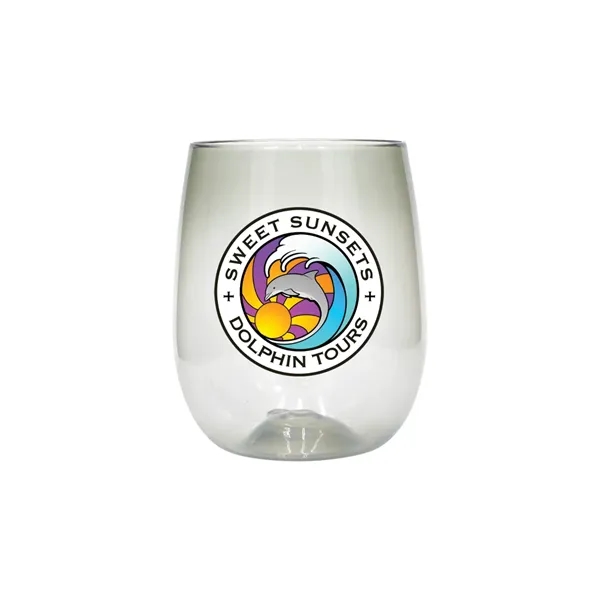 RECYCLED PET - 12 oz. Stemless Wine Glass, Full Color Digita... from ASI 30270 Aakron Line