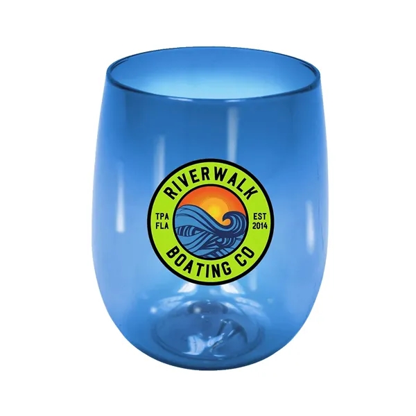 RECYCLED PET - 12 oz. Stemless Wine Glass, Full Color Digita... from ASI 30270 Aakron Line