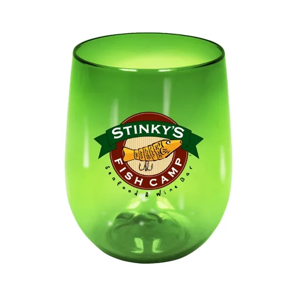 RECYCLED PET - 12 oz. Stemless Wine Glass, Full Color Digita... from ASI 30270 Aakron Line