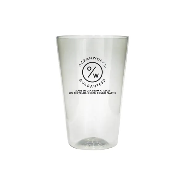 RECYCLED PET - 16 oz. Pint Glass... from ASI 30270 Aakron Line
