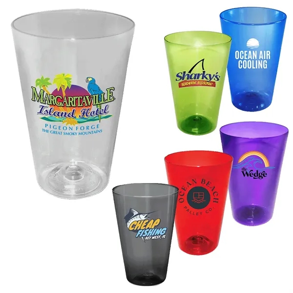 RECYCLED PET - 16 oz. Pint Glass... from ASI 30270 Aakron Line