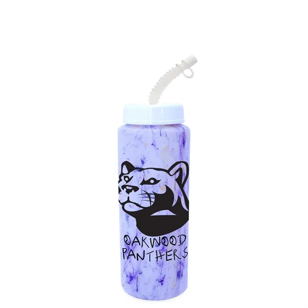 32 oz. Confetti Sports Bottle with Flexible Straw..... from ASI 30270 Aakron Line
