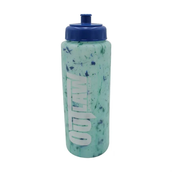 32 oz. Confetti Sports Bottle with Push 'n Pull Cap... from ASI 30270 Aakron Line