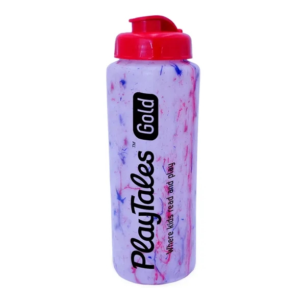 32 oz. Confetti Sports Bottle with Flip Top Cap... from ASI 30270 Aakron Line