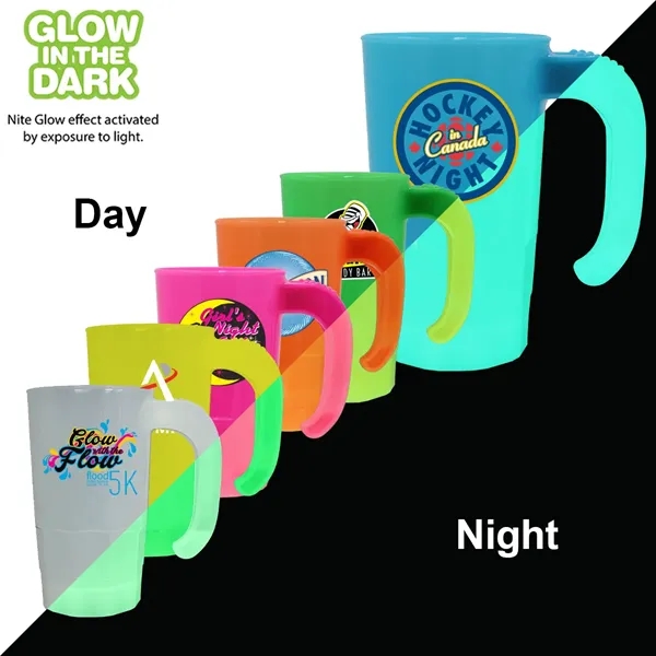 20 oz. Nite Glow Stackable Beer Stein, Full Color Digital... from ASI 30270 Aakron Line