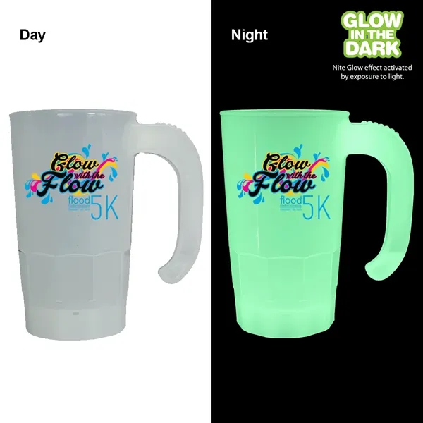 20 oz. Nite Glow Stackable Beer Stein, Full Color Digital... from ASI 30270 Aakron Line