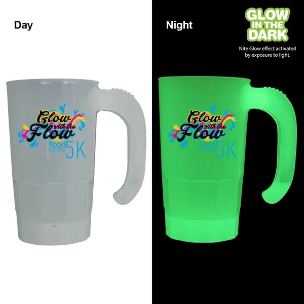 20 oz. Nite Glow Stackable Beer Stein (2 Sided), Full Color... from ASI 30270 Aakron Line