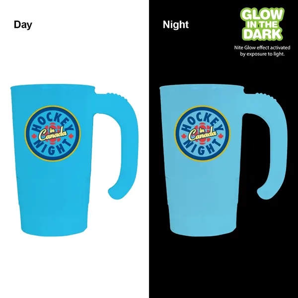 20 oz. Nite Glow Stackable Beer Stein (2 Sided), Full Color... from ASI 30270 Aakron Line
