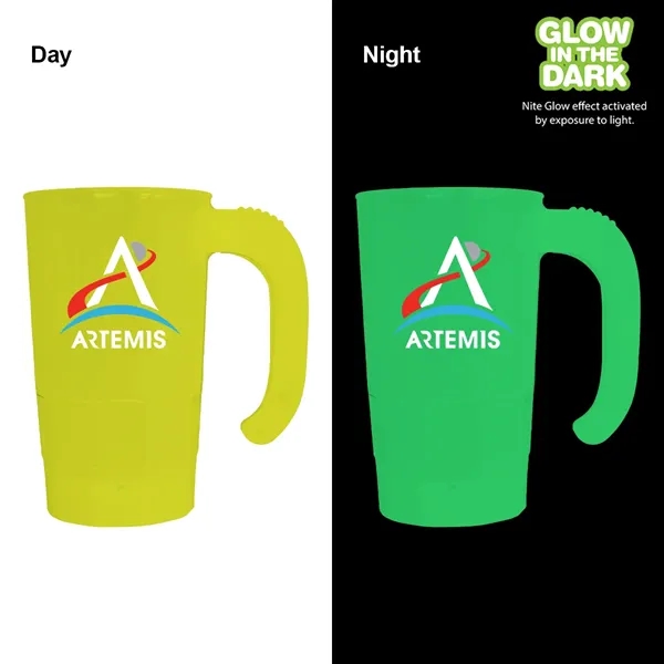 20 oz. Nite Glow Stackable Beer Stein (2 Sided), Full Color... from ASI 30270 Aakron Line