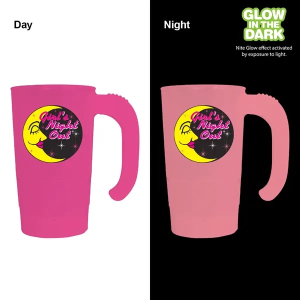20 oz. Nite Glow Stackable Beer Stein (2 Sided), Full Color... from ASI 30270 Aakron Line