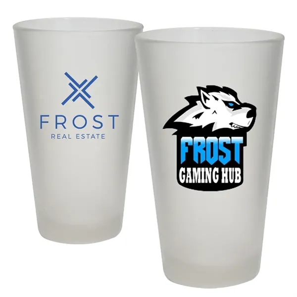 16 oz. Frosted Pint Glass - USA... from ASI 30270 Aakron Line