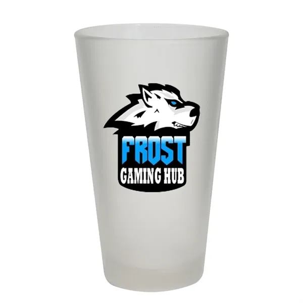 16 oz. Frosted Pint Glass - USA, Full Color Digital... from ASI 30270 Aakron Line
