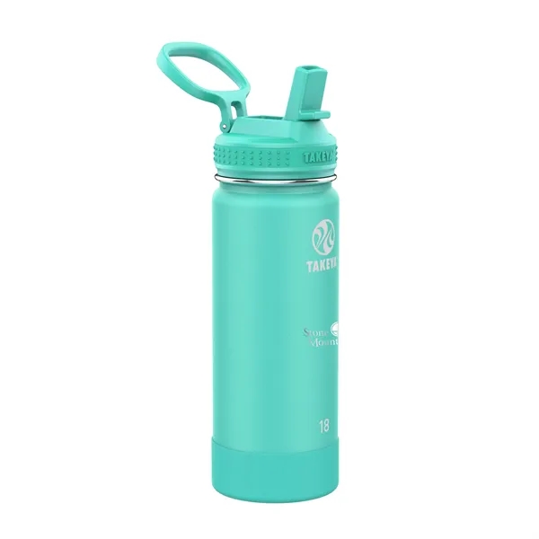 Takeya® 18 oz. Actives with Straw Lid, Laser, Standard... from ASI 30270 Aakron Line