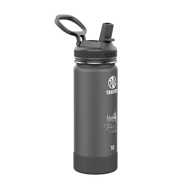 Takeya® 18 oz. Actives with Straw Lid, Laser, Premium... from ASI 30270 Aakron Line
