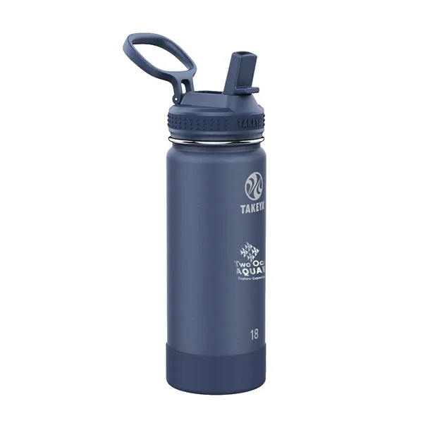 Takeya® 18 oz. Actives with Straw Lid, Laser, Premium... from ASI 30270 Aakron Line