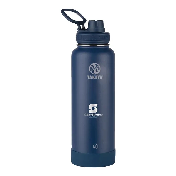 Takeya® 40 oz. Actives with Spout Lid, Laser, Standard... from ASI 30270 Aakron Line