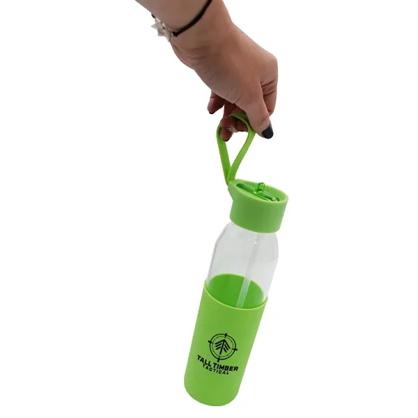 20 oz. Borosilicate Bottle with Silicone Sleeve... from ASI 30270 Aakron Line
