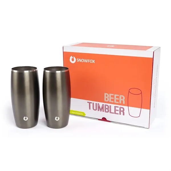 Snowfox® 18 oz. Beer Glass, Laser, Standard... from ASI 30270 Aakron Line