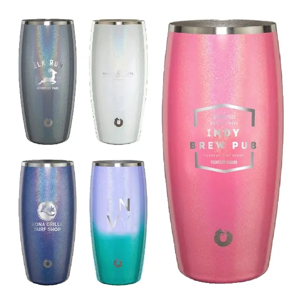 Snowfox® 18 oz. Shimmer Beer Glass, Laser, Premium... from ASI 30270 Aakron Line