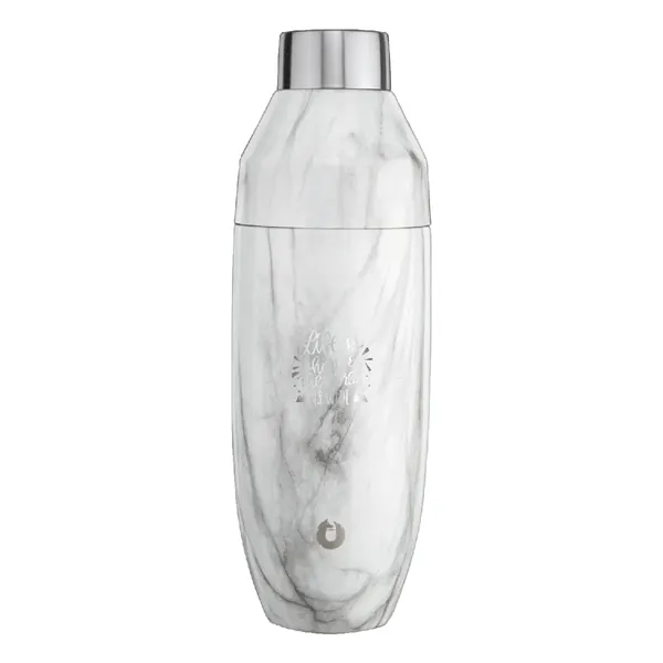 Snowfox® 24 oz. Marble Cocktail Shaker, Laser, Standard... from ASI 30270 Aakron Line