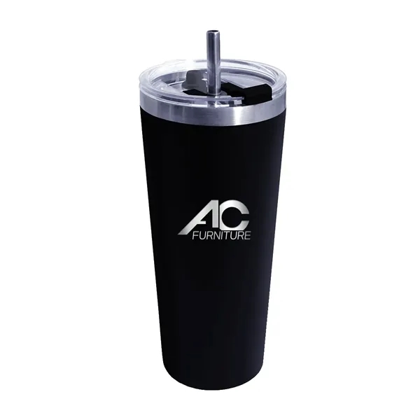 22 oz. Memphis Tumbler With Flip Top Lid & Stainless Steel... from ASI 30270 Aakron Line