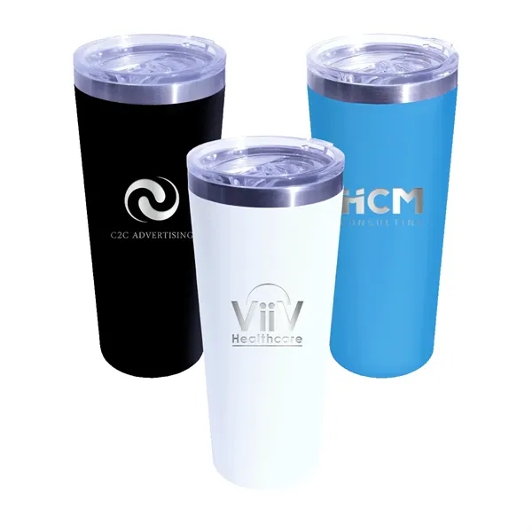 22 oz. Memphis Tumbler with Slide Lid, Laser, Premium... from ASI 30270 Aakron Line