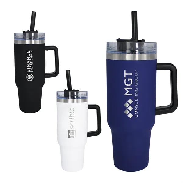 Halcyon® 40 oz. Mug, Laser, Premium... from ASI 30270 Aakron Line