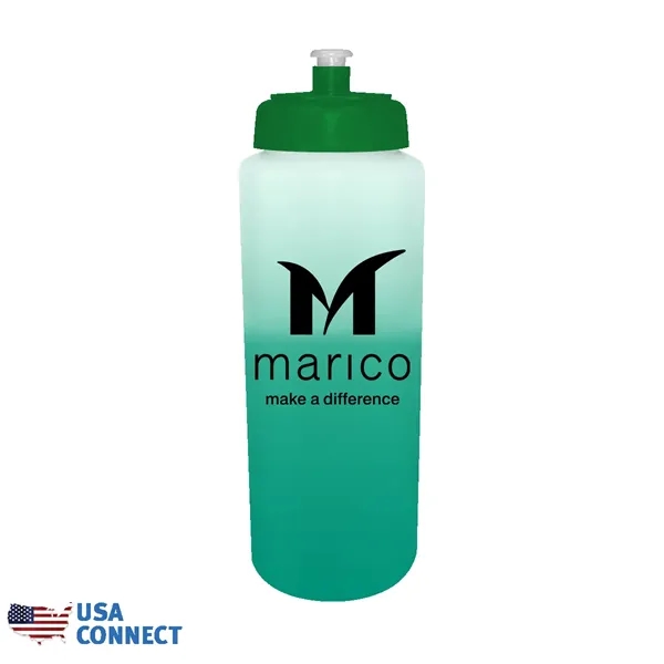 Mood™ 32 oz. Sports Bottle with Push 'n Pull Cap -... from ASI 30270 Aakron Line