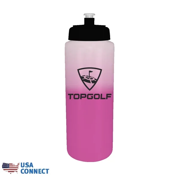 Mood™ 32 oz. Sports Bottle with Push 'n Pull Cap -... from ASI 30270 Aakron Line