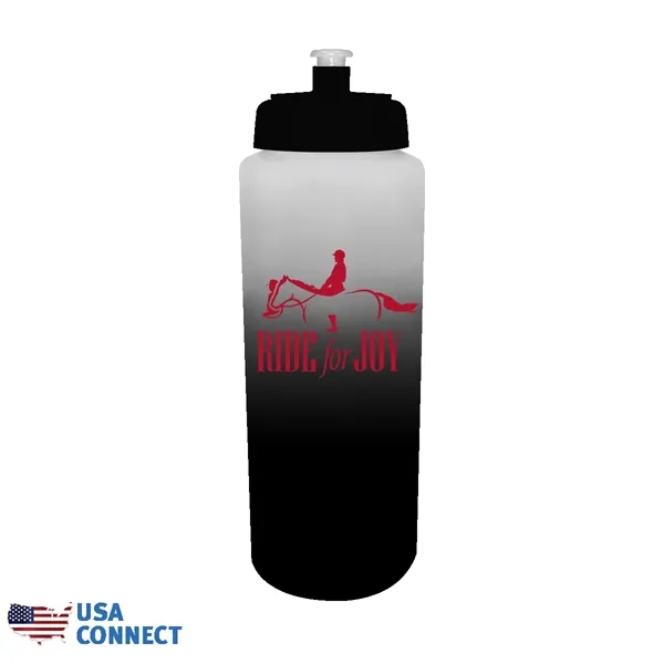 Mood™ 32 oz. Sports Bottle with Push 'n Pull Cap -... from ASI 30270 Aakron Line