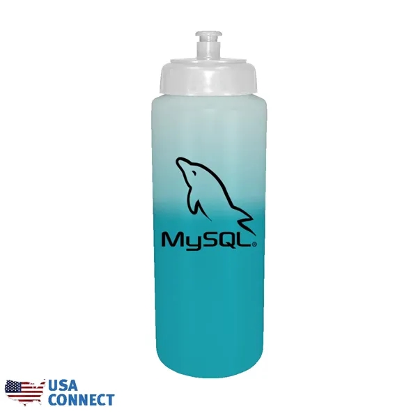 Mood™ 32 oz. Sports Bottle with Push 'n Pull Cap -... from ASI 30270 Aakron Line