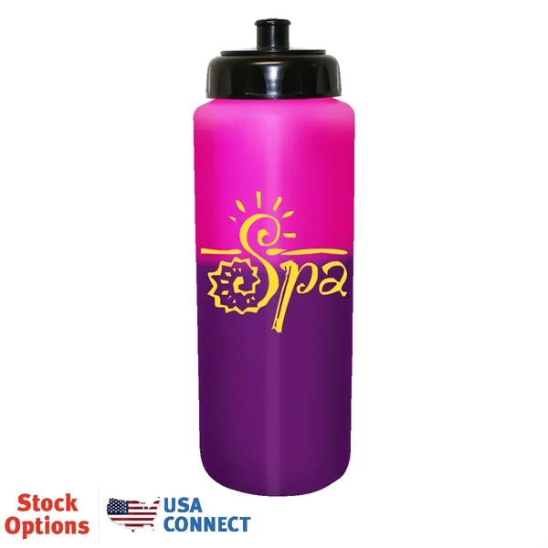 Mood™ 32 oz. Sports Bottle with Push 'n Pull Cap -... from ASI 30270 Aakron Line
