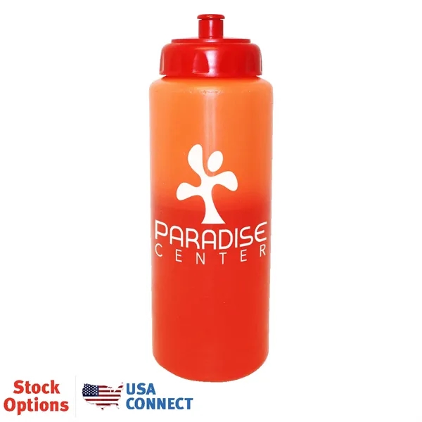 Mood™ 32 oz. Sports Bottle with Push 'n Pull Cap -... from ASI 30270 Aakron Line