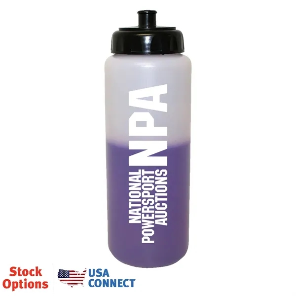 Mood™ 32 oz. Sports Bottle with Push 'n Pull Cap -... from ASI 30270 Aakron Line