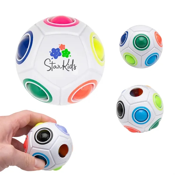 Ball shaped stress-pop game.... from ASI 61125 Hit Promotional Products / Hit®