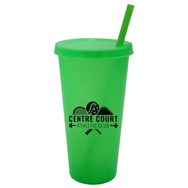 26 oz. Tumbler with Lid and Straw... from ASI 30270 Aakron Line