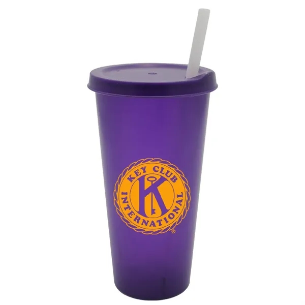 26 oz. Tumbler with Lid and Straw... from ASI 30270 Aakron Line