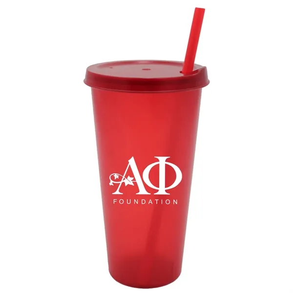 26 oz. Tumbler with Lid and Straw... from ASI 30270 Aakron Line