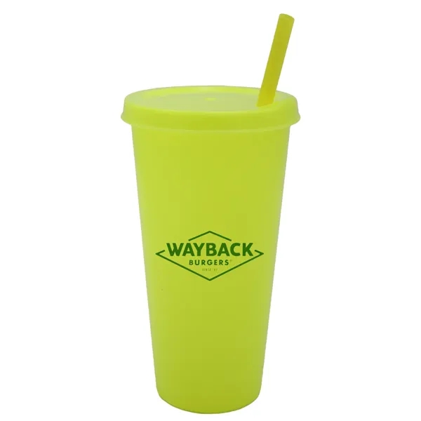 26 oz. Tumbler with Lid and Straw... from ASI 30270 Aakron Line