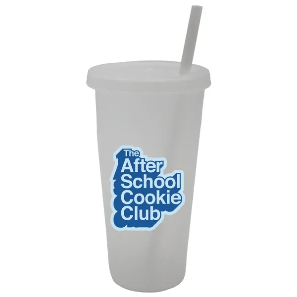 26 oz. Tumbler with Lid and Straw, Full Color Digital... from ASI 30270 Aakron Line