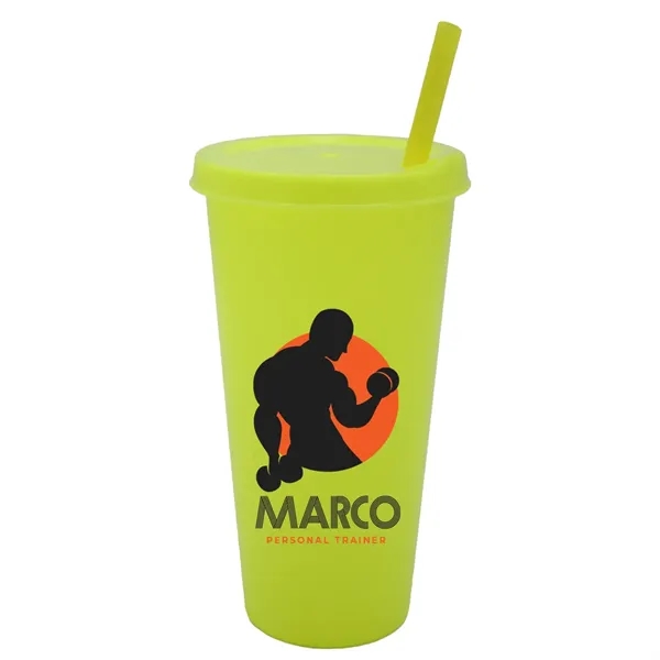 26 oz. Tumbler with Lid and Straw, Full Color Digital... from ASI 30270 Aakron Line