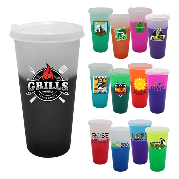Mood™ 26 oz. Tumbler with Lid, Full Color Digital... from ASI 30270 Aakron Line