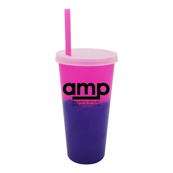 Mood™ 26 oz. Tumbler with Lid and Straw... from ASI 30270 Aakron Line