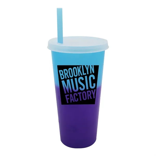 Mood™ 26 oz. Tumbler with Lid and Straw... from ASI 30270 Aakron Line
